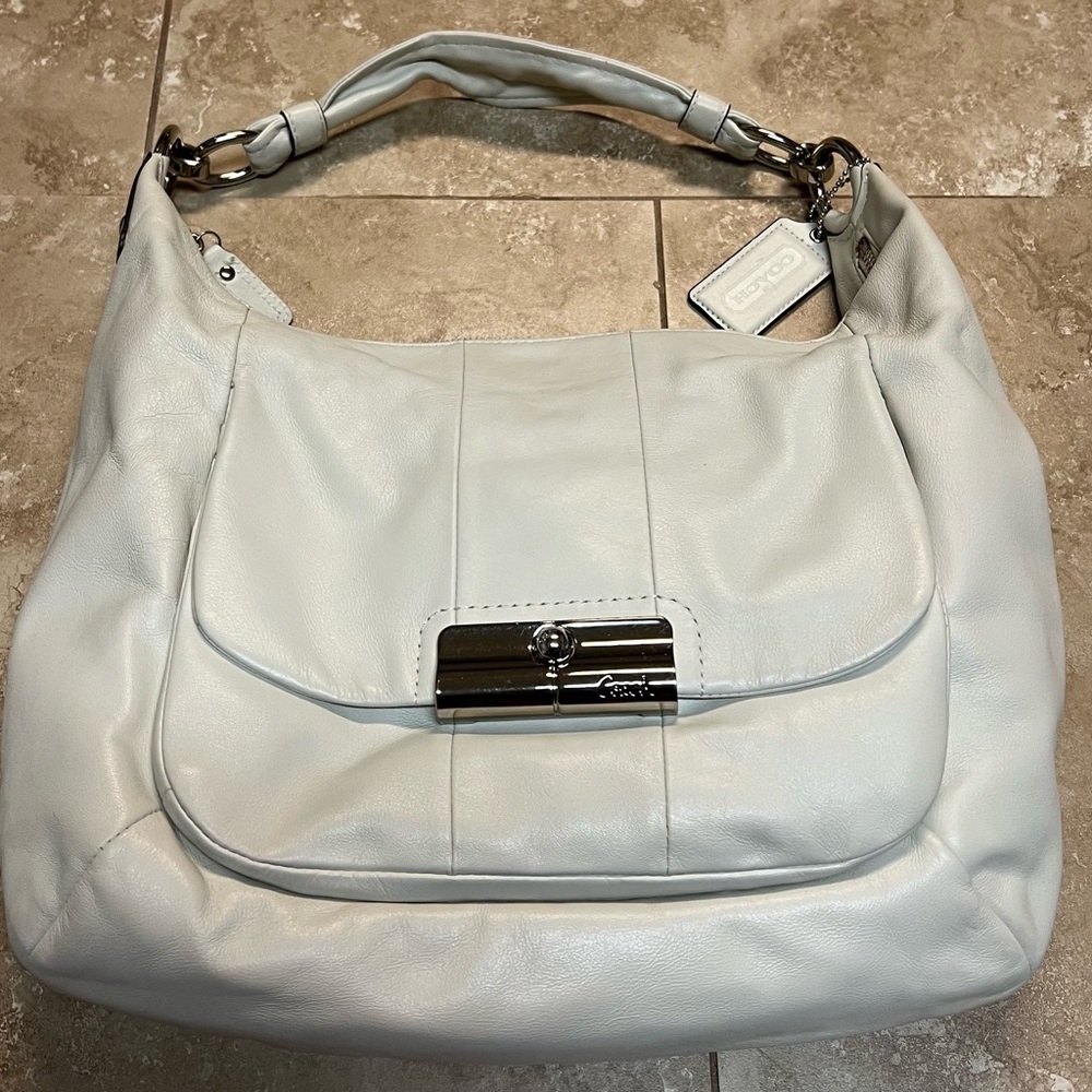 Coach Kristin Leather Shoulder Hobo